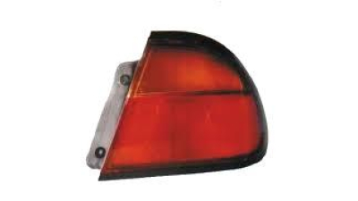 Stop spate lampa Mazda 323 (Bj), 07.1998-01.02 Sedan, spate, omologare ECE, fara suport bec, rosu-alb, BJ1V51180B; BJ1V-51-180B; BJ1W-51-160B; BJ1W-51-180B; BM8V51160; BM8V-51-160, Stanga