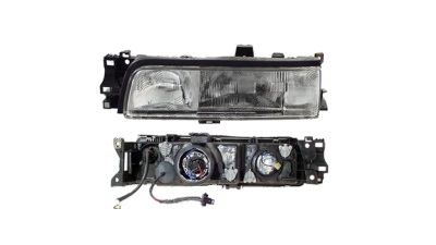 Far Mazda 626 Sedan/Hatchback/Coupe 1988-1991/Combi 1988-1996 TYC dreapta fata, tip bec H1+H4, reglaj manual