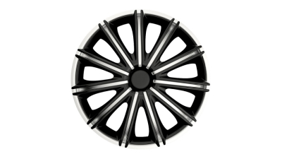 Set capace roti 16 inch Argo Nero, Argintiu si Negru 