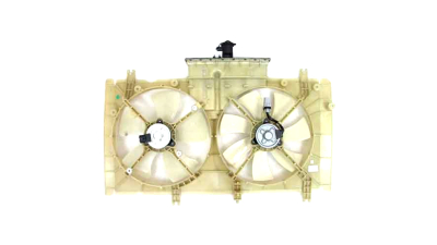 GMV radiator electroventilator Mazda 6 (Gg/Gy), 06.2002-09.2007, Motorizare 2.0 104/108kw Benzina, tip climatizare cu AC, cutie Automata, , dimensiune 70/70W; 300/300mm; 2+2 pini, plastic, Aftermarket