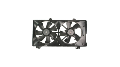 GMV radiator electroventilator Mazda 6 (Gg/Gy), 08.2002-09.2007, Motorizare 2.0 Di 89/100/105kw; 2, 3 12kw (M/A) Diesel/Benzina, tip climatizare Cu/fara AC, cutie Manuala, dimensiune 130/130W; 320/320mm, 4+4pini, plastic, Aftermarket