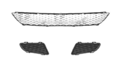 Grila bara fata Mazda 6 (Gg/Gy), 06.2002-2005, 451927-0 Set 3 bucati