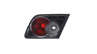 Stop spate lampa Mazda 6 (Gg/Gy), 05.2005-11.2007, Hatchback, Sedan, partea Dreapta, interior; W16W+W21W; negru fumuriu; fara soclu bec; Omologare: ECE, DEPO