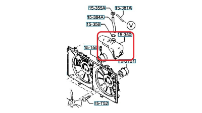 Vas de expansiune Mazda 6, 2007-2012, motor 1, 8; 2, 0 benzina, cu capac