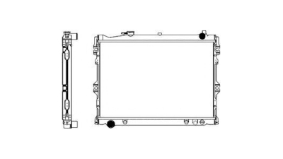 Radiator racire Mazda 929 (Hb/Hc), 12.1986-07.1989, Motorizare 3.0 V6 125/140kw Benzina, diametru intrare/iesire 35/42mm, tip Calsonic, dimensiune 640x430x34mm, Cu lipire fagure prin brazare, Aftermarket