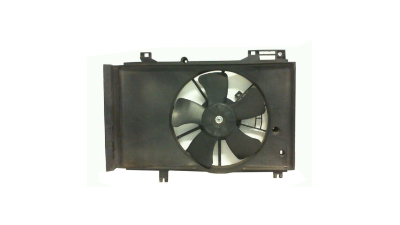 GMV radiator electroventilator Mazda 2 (De), 07.2007-2014, Motorizare 1, 3 55/63kw; 1, 5 76kw Benzina, dimensiune 320mm, cu 4 pini, fara rezistormm, Aftermarket