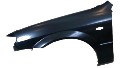 Aripa fata Mazda 323 (Bj), 01.2001-09.2003 / 323F (Bj), 01.2001-09.2003, partea Stanga, cu gaura pentru semnalizare, B30D52211B, 454001