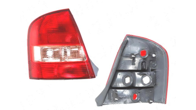 Stop spate lampa Mazda 323 (Bj), 02.2002-09.2003, spate, Stanga, SEDAN, PY21W+W21/5W+W21W; rosu-pink; fara suport bec, TYC