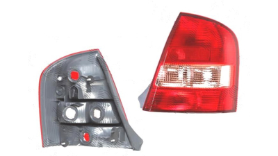 Stop spate lampa Mazda 323 (Bj), 02.2002-09.2003, spate, Dreapta, SEDAN, PY21W+W21/5W+W21W; rosu-pink; fara suport bec, TYC
