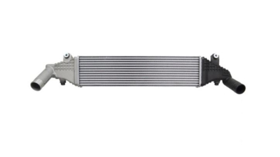 Intercooler Mazda 3, 01.2007-2009, motor 2.0 d 105kw, Mazda 3, 06.2004-11.2008, motor 1.6 D 66/80kw, diesel, cutie manuala, cu/fara AC, aluminiu brazat/plastic, 600x155x65 mm, rezervor stanga aluminiu, 