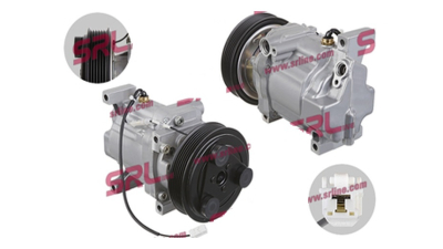 Compresor aer conditionat Mazda 3, 2003-2009, motorizare 1.4 62kw/1, 6 77kw, benzina, rola curea 125 mm, 6 caneluri, tip Pansonic: H12A1