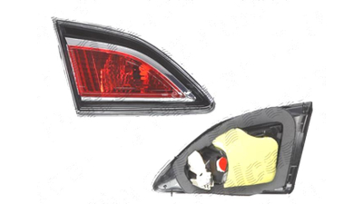 Stop spate lampa Mazda 3 (Bl), 07.2009-09.2013, spate, Stanga, SEDAN, partea interioara; W21W; fara suport bec, DEPO