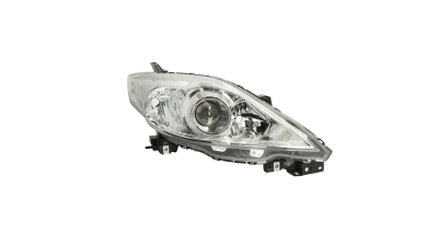Far Mazda 5 (CR), 04.2005-05.2010, partea Dreapta, electric, tip bec H7+HB3, SILVER, fara becuri, fara motoras, Depo