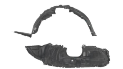 Carenaj roata Mazda 5 (Cr19), 04.2005-05.2010, partea Dreapta, Fata, CC4456130D, 4550FP1T polietilena