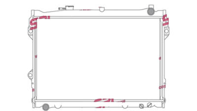 Radiator racire Mazda Seria B-PICK UP 12.1989-07.1991, motor 2.6, 90 kw, benzina, cutie manuala, cu/fara AC, 636x400x26 mm, aluminiu brazat/plastic, 