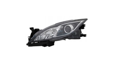 Far MAZDA 6 (GH), 11.2007-10.2009, DEPO, fata, partea stanga, tip bec H11+H9+W5W+WY21W; electric; fara fixare pentru panoul frontal; fara motor;