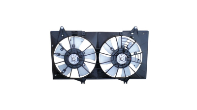 GMV radiator electroventilator Mazda 6 (GH), 08.2007-2012, Motorizare 2,0 benzina, 108/114kw, dimensiune 320/320mm, 4+4pini, fara pre-rezistor