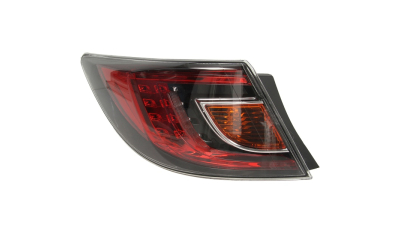 Stop spate lampa Mazda 6 (Gh), 11.07-10.09 Sedan/ Hatchback, spate, omologare ECE, fara suport bec, exterior, rosu, cu led, GS1F-51-160D; GS1F-51-170E; GS1F-51-180H, Stanga
