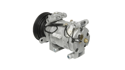Compresor aer conditionat Mazda 3, 12.2004-01.2009, motor 2.0 110kw, Mazda 5, 02.2005-05.2010, 1.8 85kw, Mazda 5, 09.2007-05.2010, motor 2.0 107kw, benzina, rola curea 115 mm, 5 caneluri, tip Pansonic: H12A1
