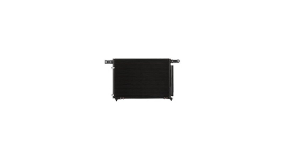 Condensator climatizare Mazda MPV, 03.2002-02.2006, motor 3.0 V6, 147 kw benzina, cutie automata, full aluminiu brazat, 670 (620)x468 (440)x18 mm, cu uscator si filtru integrat
