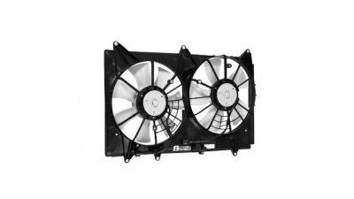 GMV radiator electroventilator Mazda Cx-7 (Er), 2006-2012, Motorizare 2, 3 T 175/182/191kw Benzina, dimensiune 360/360mm, 2+2 pini, fara rezistormm, Aftermarket