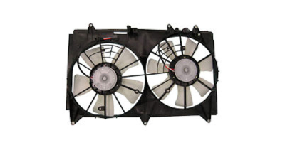 GMV radiator electroventilator Mazda Cx-7 (Er), 2006-2012, Motorizare 2, 3 T 175/182/191kw Benzina, dimensiune 360/360mm, 3+3 pini, cu 2 moduli control mm, Aftermarket