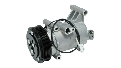 Compresor aer conditionat Mazda 2 2007-01.2011, motor 1.5 83kw, Mazda 2, 01.2011-2014, motor 1.3 55/63kw; 1.5 76kw, benzina, rola curea 115 mm, 6 caneluri, tip Pansonic