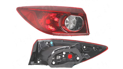 Stop spate lampa Mazda 3 (Bm), 06.2013-, spate, Stanga, SEDAN, partea exterioara; W21/5W+WY21W; fara suport becuri, DEPO