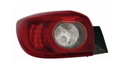 Stop spate lampa Mazda 3 (Bm), 06.2013-08.2017, Hatchback, partea Stanga, exterior; LED+W21W+WY21W; fara soclu bec, DEPO