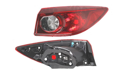 Stop spate lampa Mazda 3 (Bm), 06.2013-, spate, Dreapta, SEDAN, partea exterioara; W21/5W+WY21W; fara suport becuri, DEPO