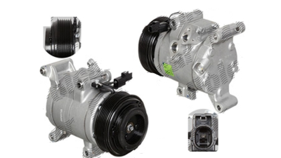 Compresor aer conditionat Mazda 3, 2013-, motorizare 1.5 74/88kw; 2.0 88/121kw, benzina, rola curea 115 mm, 6 caneluri, tip Hella: RS13