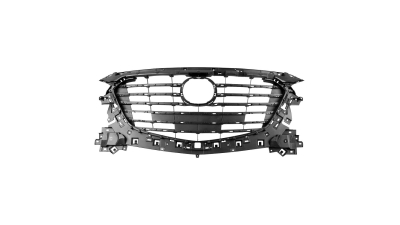 Grila masca radiator Mazda 3 (Bm), 07.2017-, Hatchback, Sedan, Fata, gri inchis, Aftermarket