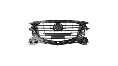 Grila masca radiator Mazda 3 (Bm), 07.2017-, Hatchback, Sedan, Fata, gri deschis, Aftermarket