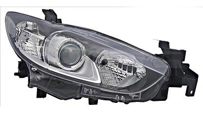 Far Mazda 6 (Gj) 11.2012-, Dreapta, tip bec H11+H15, electric, cu lumini de zi, fara motoras, ECE, Depo, GHP9-51-0K0A, GHP9-51-0K0B