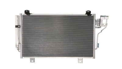 Condensator climatizare Mazda 3, 09.2013-, motor 2.2 Skyactiv-D, 110 kw diesel, cutie manuala/automata, full aluminiu brazat, 680(640)x388(368)x16 mm, cu uscator filtrat