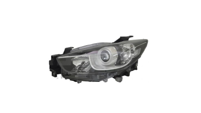 Far MAZDA CX-5 (KE), 03.2012-08.2017 versiunea europeana, DEPO, fata, partea stanga, cu lumina de zi;tip bec H11+H15+PY21W+W5W; electric; fara motor; faratip bec Ham de cabluri;