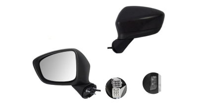 Oglinda exterioara Mazda Cx-5 (Ke), 03.2012-2014, Stanga, reglare electrica; grunduita; incalzita; geam asferic; cromat; pliere electrica; 8 pini; cu LED indicator; cu functie detectie unghi mort, View Max