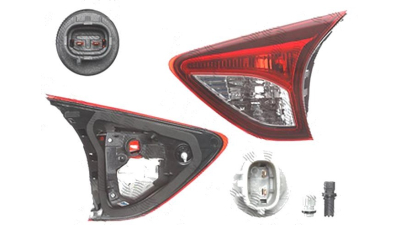 Stop spate lampa Mazda Cx-5 (Ke), 03.2012-, spate, Dreapta, partea interioara; W16W+W5W; cu suport becuri; omologare: ECE/SAE, DEPO
