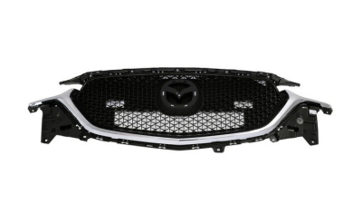 Grila masca radiator Mazda Cx-5, 06.2017-, Fata, cpl.; cromat/negru, Aftermarket