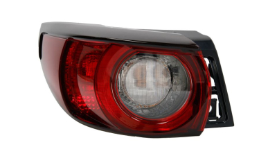 Stop spate lampa Mazda Cx-5, 06.2017-, partea Stanga, exterior; PY21W+W21/5W; cu soclu bec; Omologare: ECE, TYC