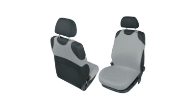Huse scaune auto tip maieu fata de culoare Gri, 2 bucati 