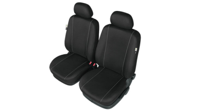 Huse scaune auto model Hermes Negru , marime L, Fata set huse auto