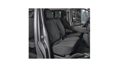 Husa bancheta cu doua locuri Ares Van DV2 Tailor Made pentru Renautl Trafic 3, Opel Vivaro 2, Fiat Talento, Nissan NV300, fara bancheta ractionata