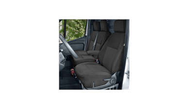 Set huse scaune auto Kegel Tailor Made pentru Mercedes Sprinter W907 dupa 2018, ptr scaun sofer + pasager 2 locuri, sezut rabatabil bancheta pasager
