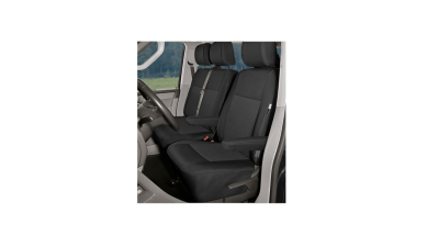 Set huse scaune auto Kegel Tailor Made pentru VW T5 2003-2015,  T6 dupa 2015, ptr scaun sofer +  bancheta pasager 2 locuri, 1 + 2, bancheta rabatabila
