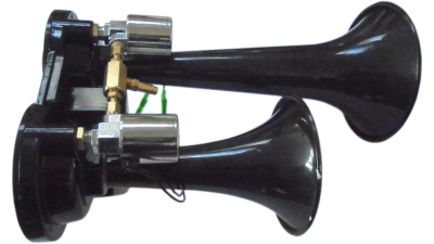 Claxon tren TGV goarna 24V, cu electrovalva