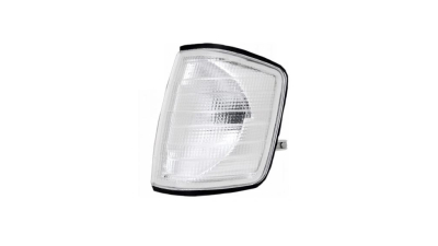 Lampa semnalizare fata MERCEDES 190 (W201), 10.1982-08.1993, DEPO, fata, partea stanga, tip bec PY21W; alb; cu mufa bec;