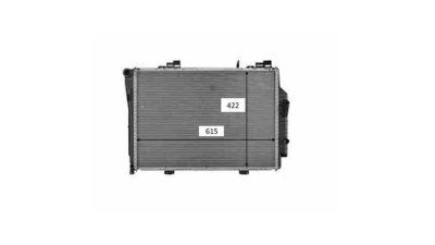 Radiator racire Mercedes Clasa Clk (W208), 1997-2003 Motorizare Clk200 Kompressor (2, 0), Clk230 Kompressor (2, 3), tip climatizare cu AC, cutie M/A dimensiune 615x422x42mm, Aftermarket