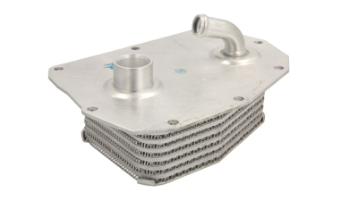 Radiator racire ulei motor, termoflot Mercedes SL (R129), 08.1993-10.2001, motor 280SL/SL280 2.8 R6, 142 kw, 320SL/SL320 3.2 R6, 170 kw, benzina, 135x95x56 mm, din aluminiu