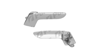 Maner deschidere usa interioara Mercedes Clasa C (W202), 1998-2001 Fata=Spate, partea Stanga, cromate; numai levierul, Aftermarket